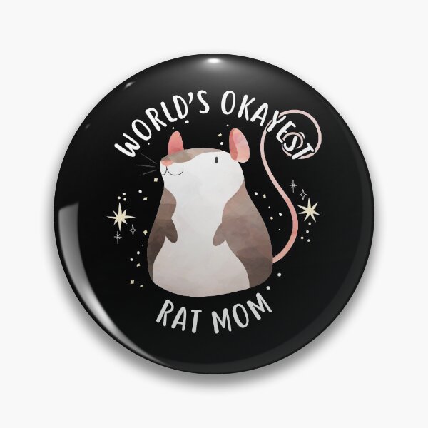 Item preview, World's Okayest Rat Mom designed and sold by Clara Hollins.