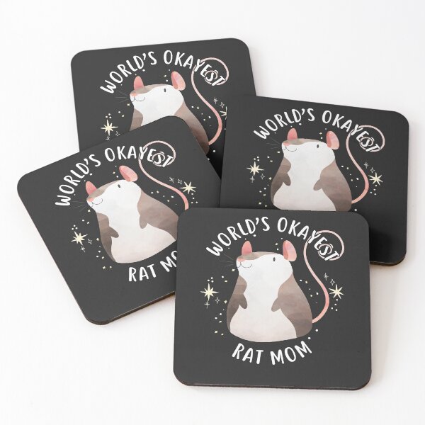 Item preview, World's Okayest Rat Mom designed and sold by Clara Hollins.
