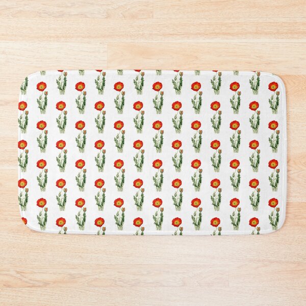 Item preview, Vintage Botanical Hand Drawn Red Poppy designed and sold by PowderLanePress.