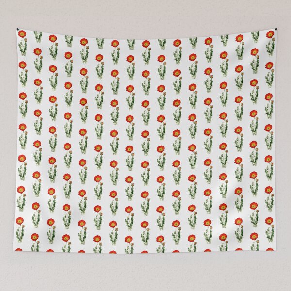 Item preview, Vintage Botanical Hand Drawn Red Poppy designed and sold by PowderLanePress.
