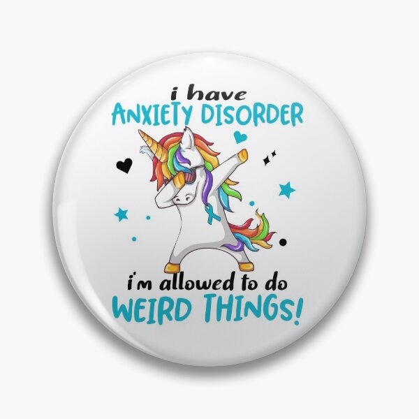 Item preview, Anxiety Disorder Warrior I'm Allowed To Do Weird Things designed and sold by Brad-FI.