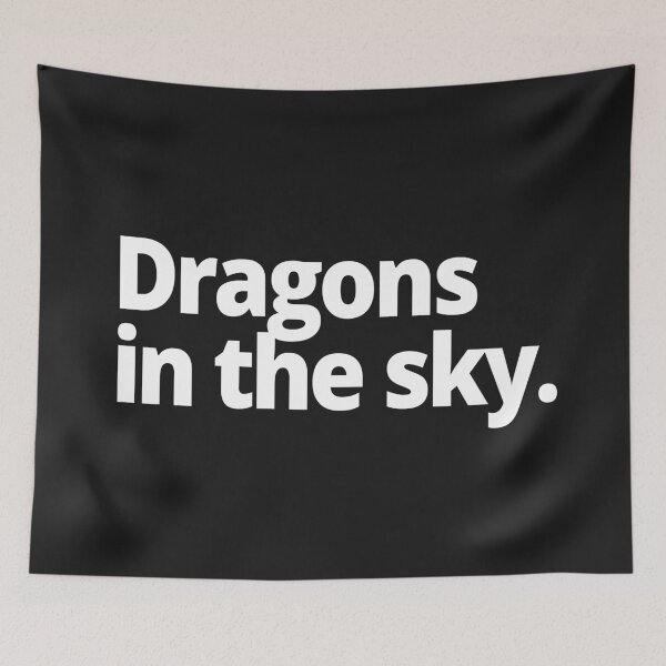 Item preview, Dragons in the sky. designed and sold by WittyChest.