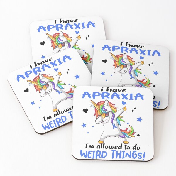 Item preview, Apraxia Warrior I'm Allowed To Do Weird Things designed and sold by Brad-FI.