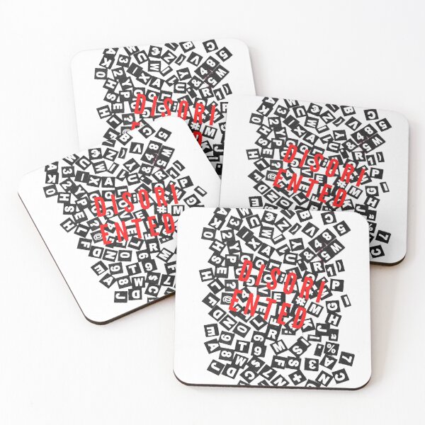 Item preview, Disoriented funny letters graphic red designed and sold by Lizzysszhou.