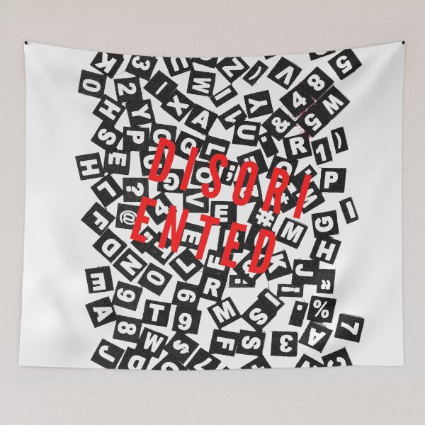 Item preview, Disoriented funny letters graphic red designed and sold by Lizzysszhou.