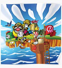 Wario - Super Mario Land 3 Poster