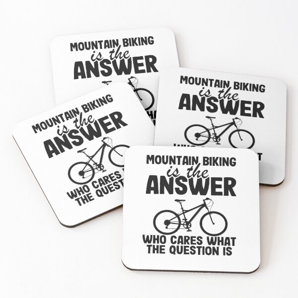 Item preview, Mountain Biking Is The Answer Funny MTB Dad Gift designed and sold by Stronzi.
