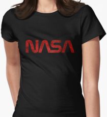 NASA Vintage Emblem 1975-1992 Fitted T-Shirt