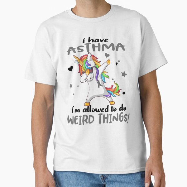 Item preview, Asthma Warrior I'm Allowed To Do Weird Things designed and sold by Brad-FI.