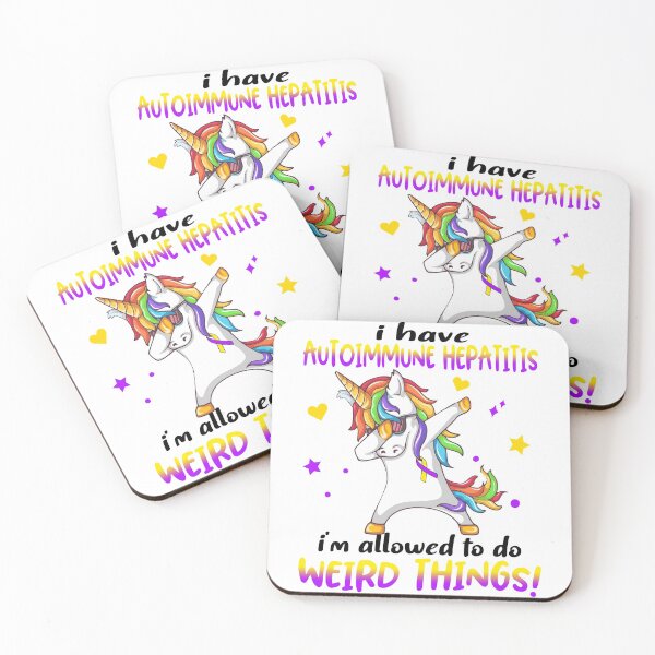 Item preview, Autoimmune Hepatitis Warrior I'm Allowed To Do Weird Things designed and sold by Brad-FI.