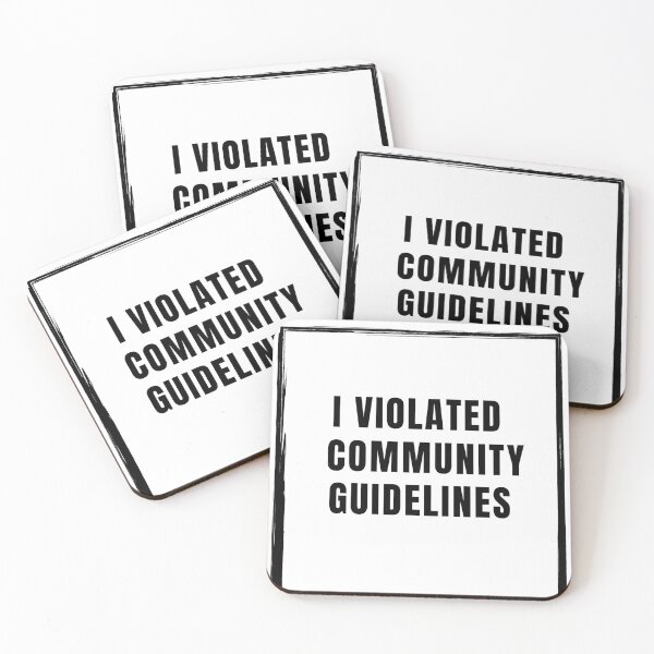 Item preview, I VIOLATED COMMUTY GUIDELINES 2 designed and sold by justtakemycash.