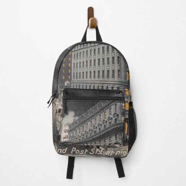 Item preview, Corner Market and Post Sts at Night - San Francisco designed and sold by Veriepear.