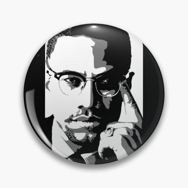 Item preview, Malcolm X designed and sold by PoliticsPrint.