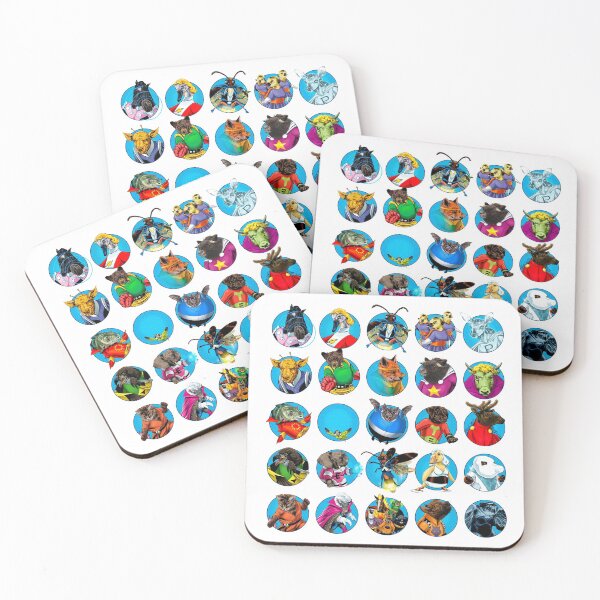Item preview, The Gaggle of Super Heroes! designed and sold by 13thFloorDesign.