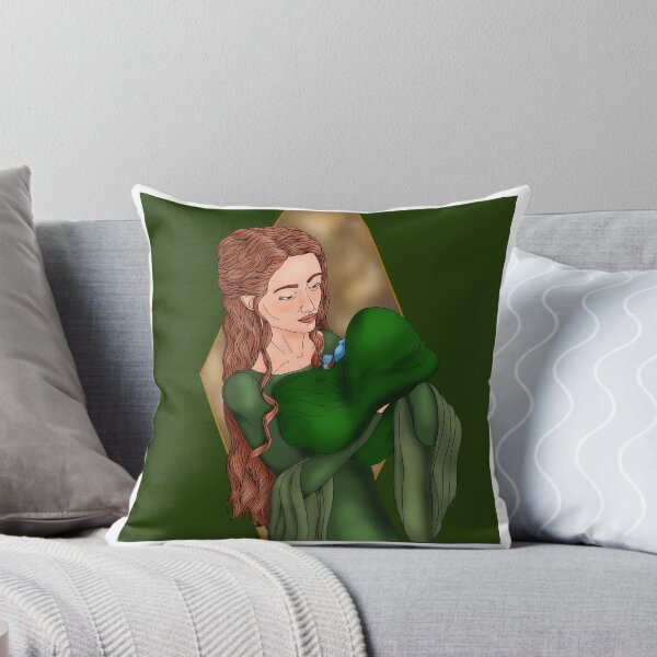 Item preview, Queen Frigga and Son (Green Background) designed and sold by Made By Raine.