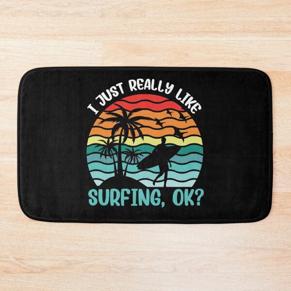Item preview, I Just Really Like Surfing, OK? designed and sold by wravelo.