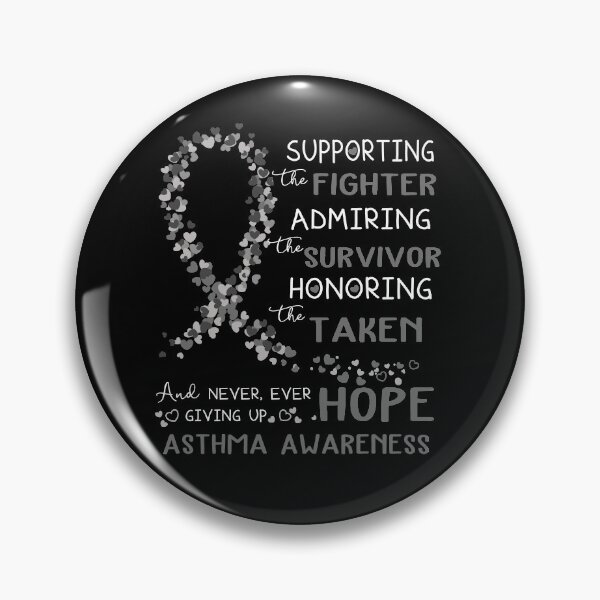 Item preview, Supporting Fighter Asthma Awareness designed and sold by largellie.