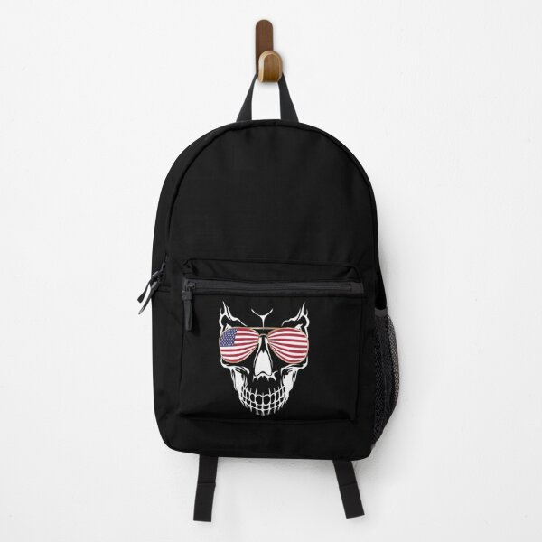 Item preview, American Flag Skull with American Flag Sunglasses designed and sold by LEGACY10.