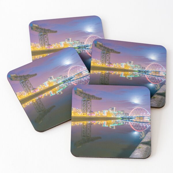 Item preview, Glasgow River Clyde Night Scene designed and sold by sanfranglasgow.