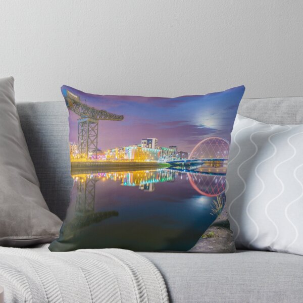 Item preview, Glasgow River Clyde Night Scene designed and sold by sanfranglasgow.