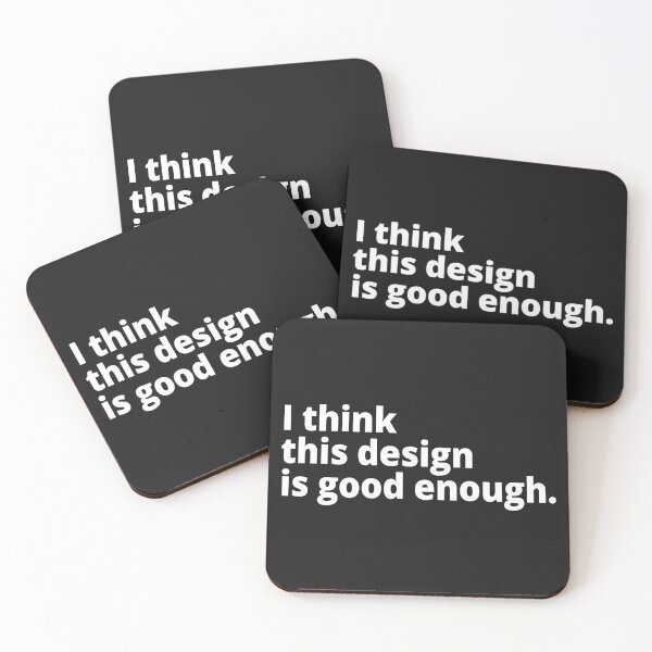 Item preview, I think this design is good enough. designed and sold by WittyChest.