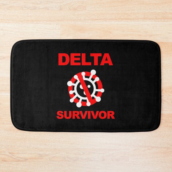 Item preview, Delta Survivor, Survived Delta Virus Variant 2021, Vaccination Complete, Fully Vaccinated, Vaccine Saves Lives, Dark designed and sold by Max-Wear.
