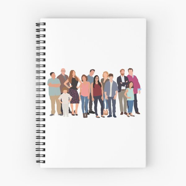 Item preview, Modern Family Cast Drawing designed and sold by AnaByDesign.