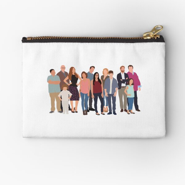 Vista previa del artículo con la obra «Dibujo de elenco familiar moderno», diseñado y vendido por AnaByDesign.