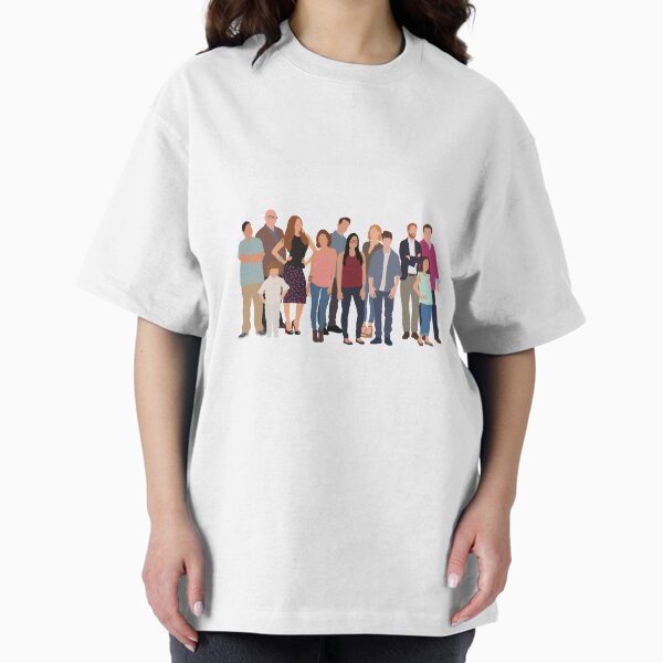 Vista previa del artículo con la obra «Dibujo de elenco familiar moderno», diseñado y vendido por AnaByDesign.