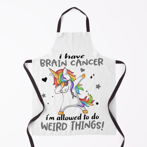 Item preview, Brain Cancer Warrior I'm Allowed To Do Weird Things designed and sold by Brad-FI.
