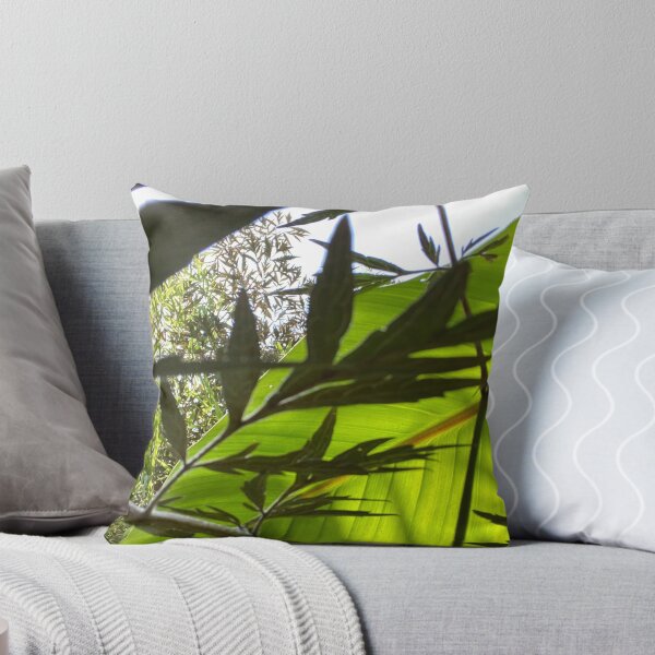 Item preview,  Image of a bright green banana plants leaf,  also the shadow from Elderberry leaves. designed and sold by Lorraine Lashley  - My Joy..