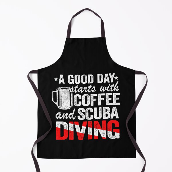 Item preview, Scuba Diving & Coffee Quotes Funny Diver Down Flag designed and sold by Stronzi.