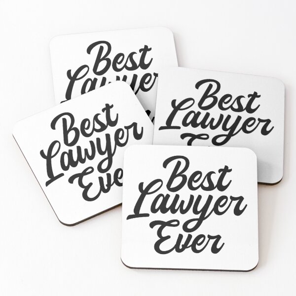 Item preview, Best lawyer ever - funny/inspirational lawyer gift (black) designed and sold by PickaSticka.