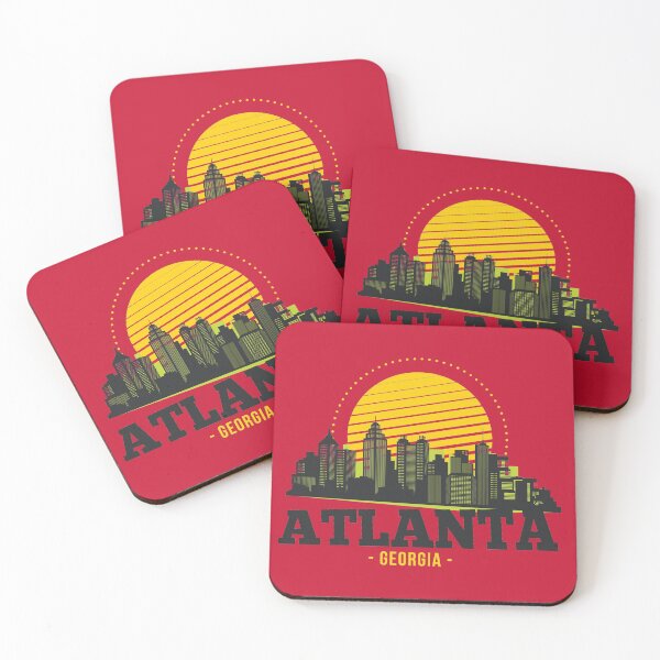 Item preview, Retro Atlanta, Georgia Skyline designed and sold by SLAG-Creative.