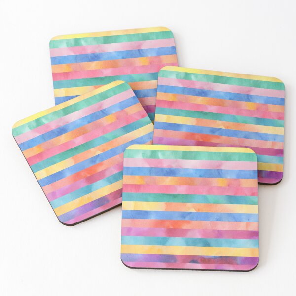 Item preview, Colorful Stripes Pattern design for apparel and beddings designed and sold by Sunnyhova.