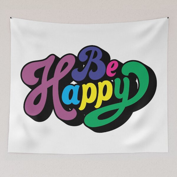 Item preview, Be Happy Funky, Colorful Art designed and sold by Gamegiftscustom.