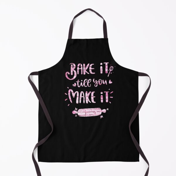 Item preview, Funny Baking Quote in pink designed and sold by Kalli-design.