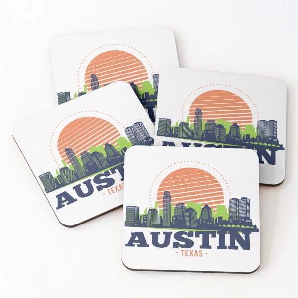 Item preview, Retro Austin, Texas Skyline designed and sold by SLAG-Creative.