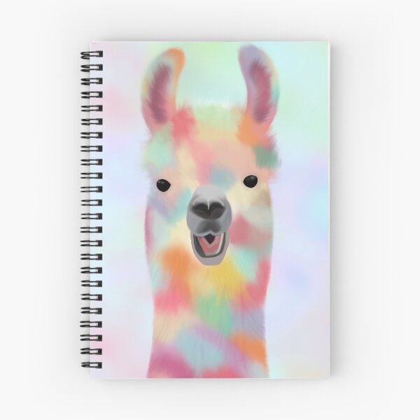 Item preview, Rainbow llama designed and sold by Amz-art.