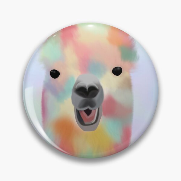 Item preview, Rainbow llama designed and sold by Amz-art.
