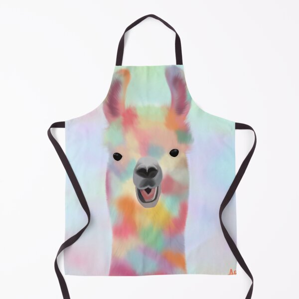 Item preview, Rainbow llama designed and sold by Amz-art.