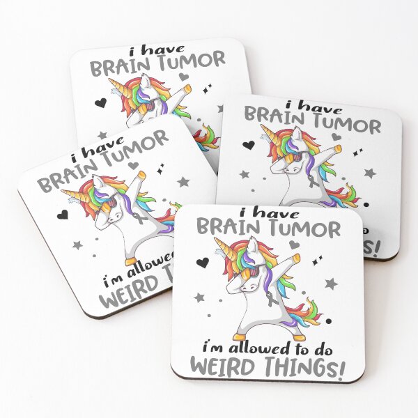 Item preview, Brain Tumor Warrior I'm Allowed To Do Weird Things designed and sold by Brad-FI.
