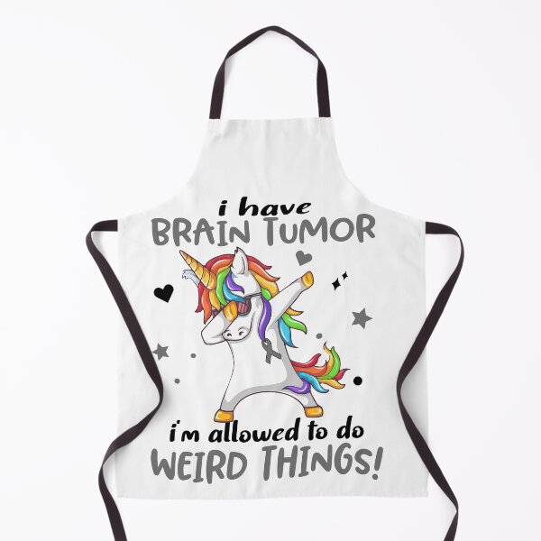 Item preview, Brain Tumor Warrior I'm Allowed To Do Weird Things designed and sold by Brad-FI.