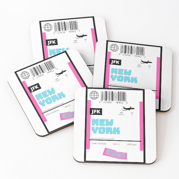Item preview, New York Boarding Pass designed and sold by Liza Richardson.