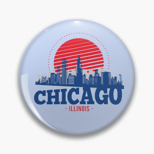 Item preview, Retro Chicago, Illinois Skyline designed and sold by SLAG-Creative.
