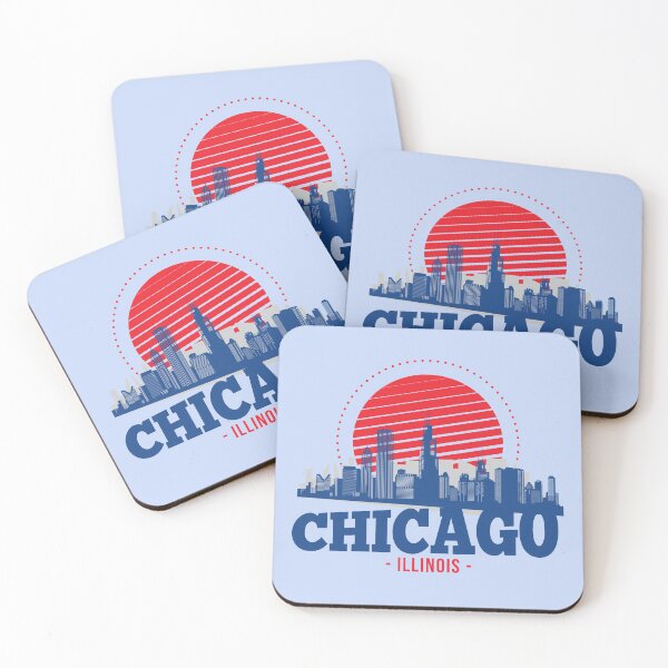 Item preview, Retro Chicago, Illinois Skyline designed and sold by SLAG-Creative.