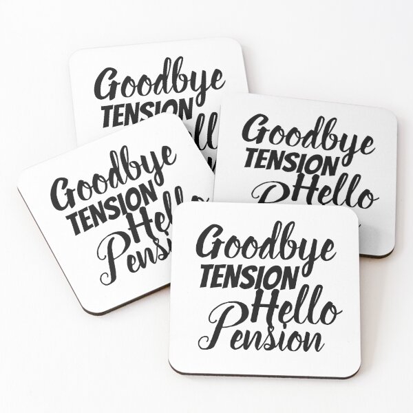 Item preview, Goodbye Tension, Hello Pension designed and sold by Daluyong.