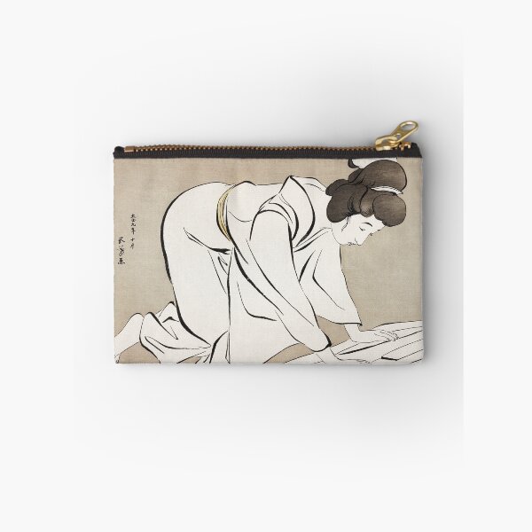 Item preview, Woman Folding a Kimono (1953) | by Goyō Hashiguchi designed and sold by Cntek.
