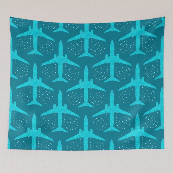 Item preview, Jet Air Plane in Blues designed and sold by JAWSCreatives.