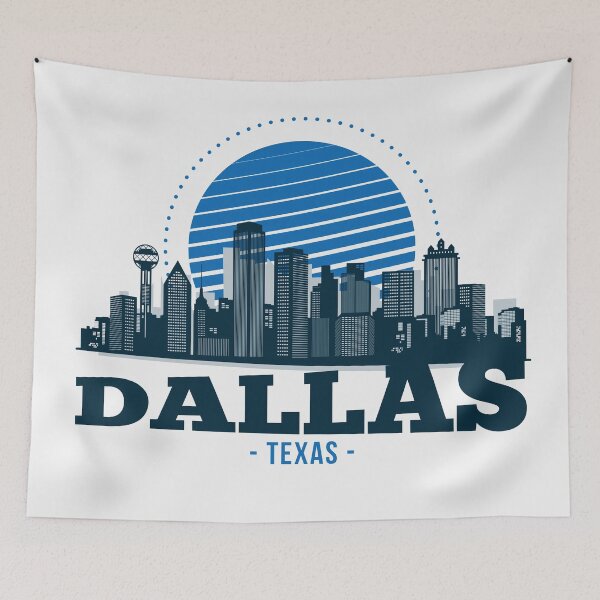 Item preview, Retro Dallas, Texas Skyline designed and sold by SLAG-Creative.